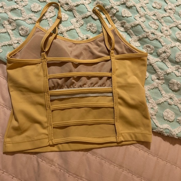 KORTNI JEAN Strappy back swim top “Goldie” Sz XS - Picture 3 of 5